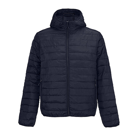 Куртка мужская  STREAM HOODED  280 Т, темно-синий, S