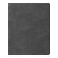 Eженедельник Urban Suede A4, серый, недатированный, в полугибкой обложке