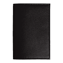 Обложка для автодокументов Leather Sky Matt Sun из натуральной кожи, черная