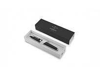 Перьевая ручка Parker IM Mat Black CT, перо: F, цвет чернил: blue, в подарочной упаковке.