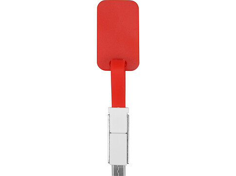 Зарядный кабель 3-в-1 Charge-it, красный