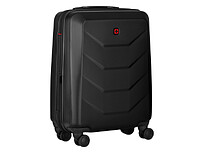 Чемодан WENGER Prymo, чёрный, малый, 40х55х20 см, 36 л, ABS+PC, S