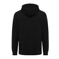 Худи Iqoniq Yengo из переработанного хлопка, унисекс, 280 г/м.кв., черный, S