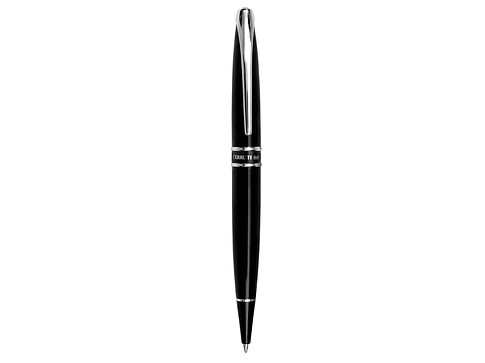 Ручка шариковая Cerruti 1881 модель Silver Clip  в коробке