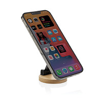 Подставка для телефона Magmount из бамбука и переработанного пластика RCS, черный