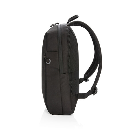 Рюкзак Swiss Peak с RFID-защитой и USB-A из rPET AWARE™, 15,6’’, черный