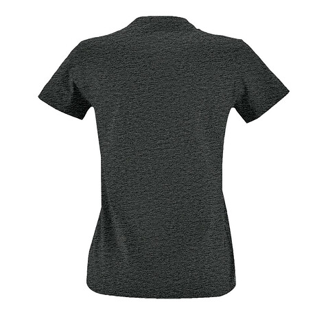 Футболка женская Imperial Fit Women, черный меланж, S
