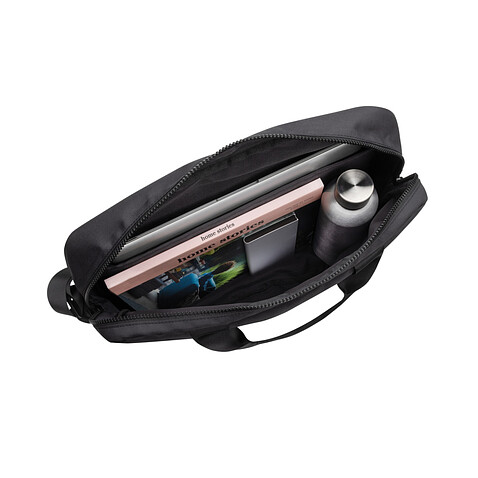 Сумка для ноутбука Swiss Peak Essential из rPET Aware™, 15.6 , черный