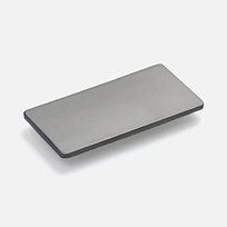 Значок Magnet Matto, серебристый глянцевый