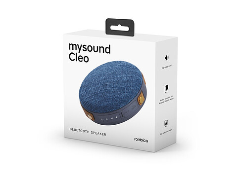 Портативная колонка mySound Cleo, 8 Вт Blue