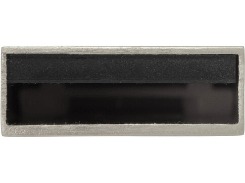 USB 2.0-флешка на 16 Гб с мини чипом и круглым отверстием, серебристый