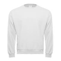 Свитшот унисекс STAN футер без начёса, 350, 96, Белый,  (10/1)  (44/XS)