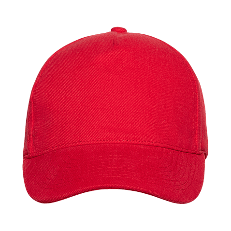 Бейсболка STAN 5 клиньев хлопок 280, 11, Красный,  (14)  (56-58/ONE SIZE)