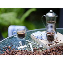 Набор мерной ложки Kaffi и зажимов, серебро