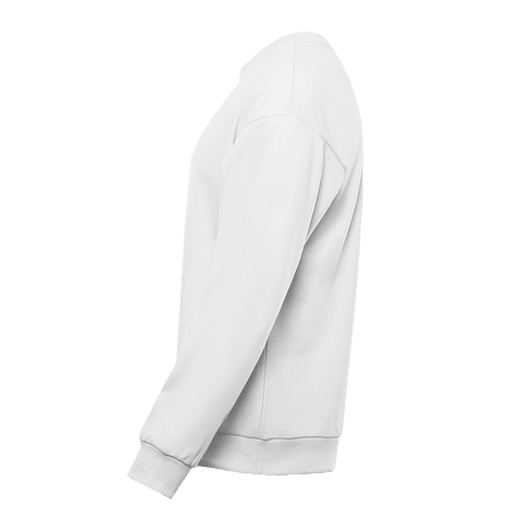 Свитшот унисекс STAN футер без начёса, 350, 96, Белый,  (10/1)  (44/XS)