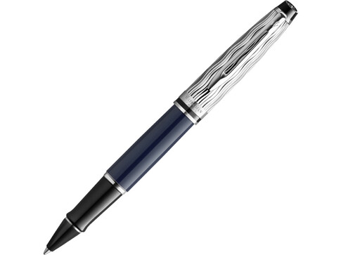 Ручка-роллер Waterman Expert22 SE deluxe Blue CT, цвет: Black, в подарочной упаковке