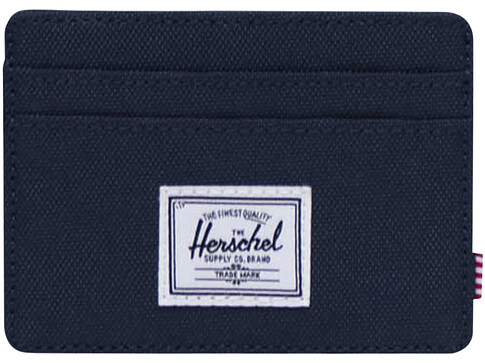 Herschel Charlie держатель для карт с RFID-защитой из переработанного материала - темно - синий navy