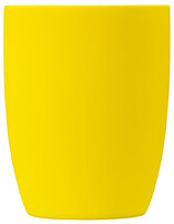Кружка с покрытием soft-touch C1, желтый