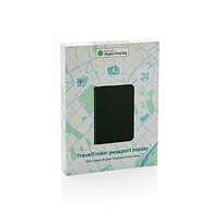 Обложка для паспорта Travelfinder с технологией Find My, черный