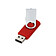 Флеш-карта USB 2.0 16 Gb Квебек, красный