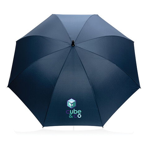 Зонт-антишторм Impact из RPET AWARE™, d130 см , темно-синий