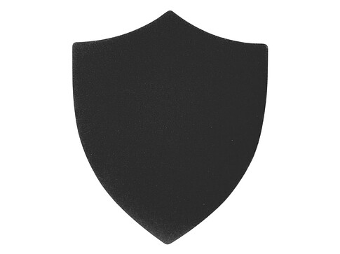 ПАТЧ ЩИТ nubuk (чёрный) 6,6 х 5,5 см