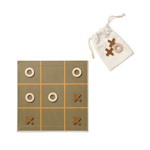 Набор настольных игр 3 в 1 VINGA Collection Box, коричневый