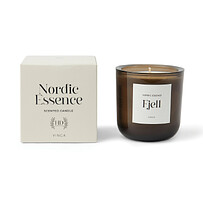 Большая ароматическая свеча VINGA Nordic Essence в стекле, кремовый