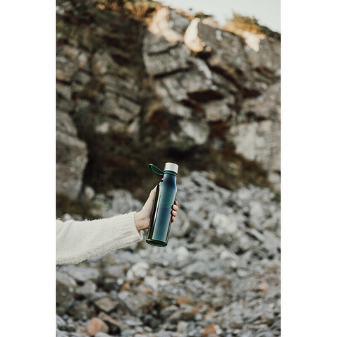 Спортивная бутылка VINGA Lean RPET 800 мл, зеленый