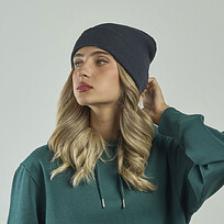 Шапка вязаная  двойная Wind-S, коралловый