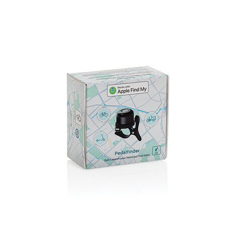 Велосипедный звонок Pedalfinder с технологией Find My, черный