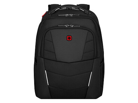 Рюкзак WENGER ALTAIR 15.6, черный, переработанный ПЭТ/Полиэстер, 32х21х44 см, 22 л.