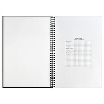 Ежедневник Notera Maxi, недатированный, черный