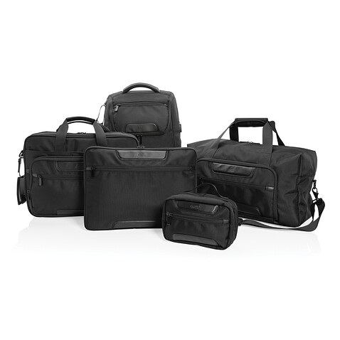 Дорожная сумка Swiss Peak Voyager из RPET AWARE™, черный