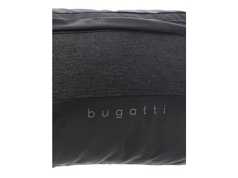 Сумка на пояс BUGATTI Universum, графитовая, полиэстер меланж/тарпаулин, 27х5х15 см, 1 л