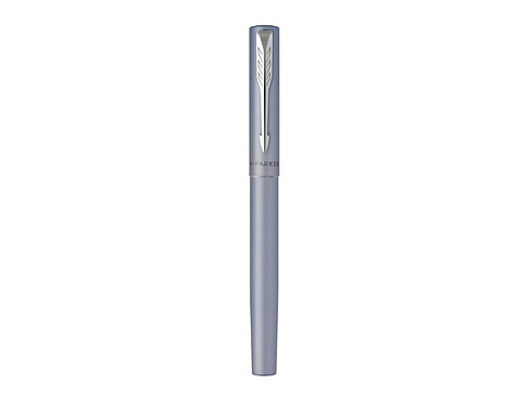 Перьевая ручка Parker Vector XL Silver Blue CT, цвет чернил blue, перо: F/M, в подарочной упаковке.