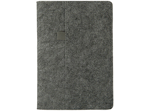 Двустороннее портфолио из рпет-фетра и искусственной кожи Felt, серый