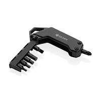 Мультитул GearX с битами, 6 шт., черный