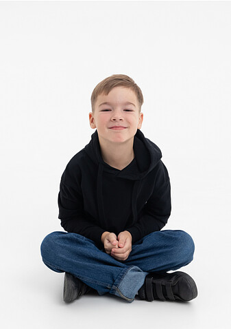 Худи детское STAN футер без начеса 260, 23J, Чёрный,  (20)  (8 лет)