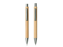 Набор ручка и механический карандаш Tender bamboo, натуральный