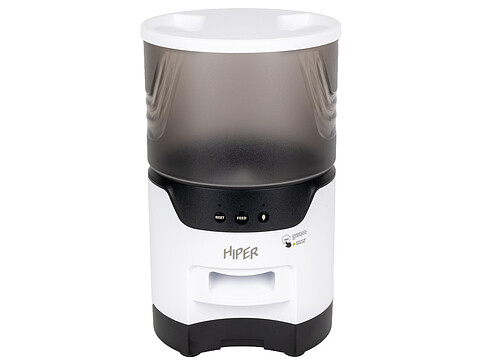 Умная Wi-Fi кормушка IoT Pet Feeder, 3000 мл, белый/черный