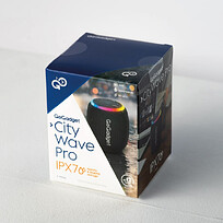 Водонепроницаемая колонка c подсветкой CityWave Pro, черная