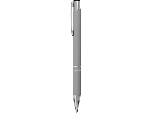 Ручка металлическая шариковая C1 софт-тач, серый (Р)