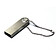 USB 2.0-флешка на 128 Гб с мини чипом и круглым отверстием, серебристый