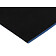 Бизнес-тетрадь А5 Pragmatic Contrast, 40 листов в клетку, черный с голубым срезом