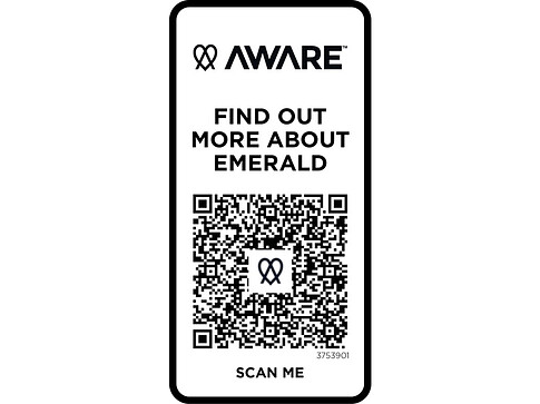 Emerald поло унисекс с коротким рукавом из переработанных материалов Aware™. - Белый, XL
