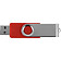 Флеш-карта USB 2.0 16 Gb Квебек, красный
