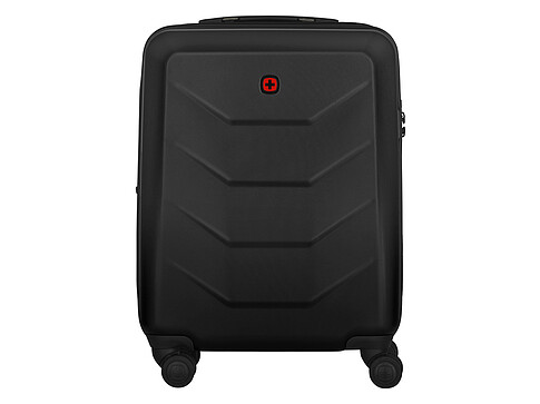 Чемодан WENGER Prymo, чёрный, малый, 40х55х20 см, 36 л, ABS+PC, S