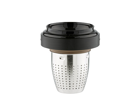 Термос из нерж. стали с ситом тм THERMOS TCMF-501, черный
