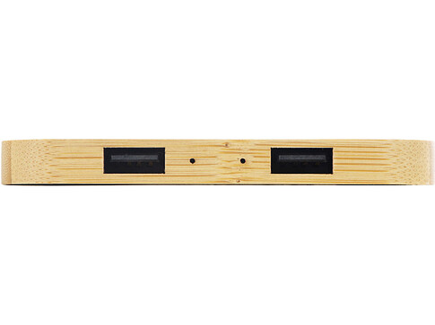 USB-хаб с беспроводной зарядкой из бамбука Plato